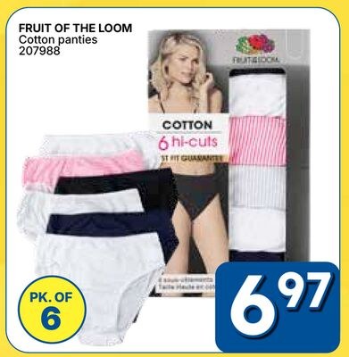 FRUIT OF THE LOOM Cotton panties