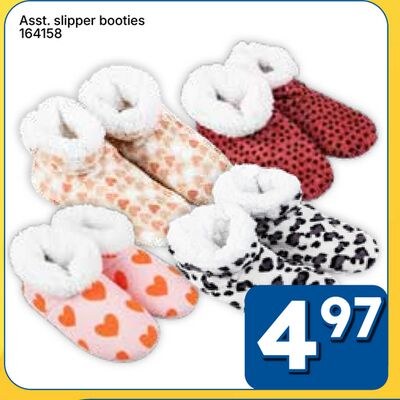Asst. slipper booties