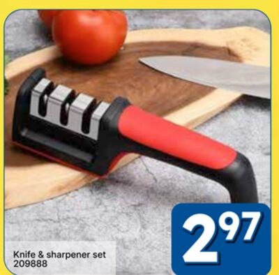 Knife & sharpener set