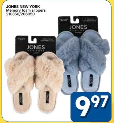 JONES NEW YORK Memory foam slippers