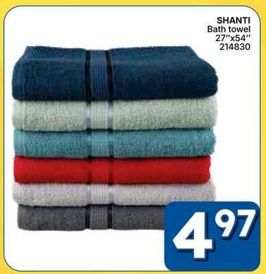 SHANTI Bath towel
