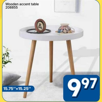 Wooden accent table