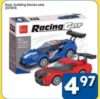 Asst. building blocks sets
