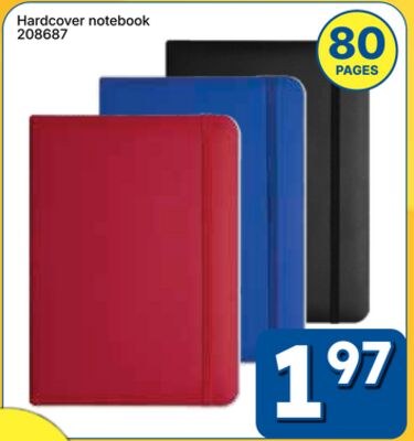 Hardcover notebook