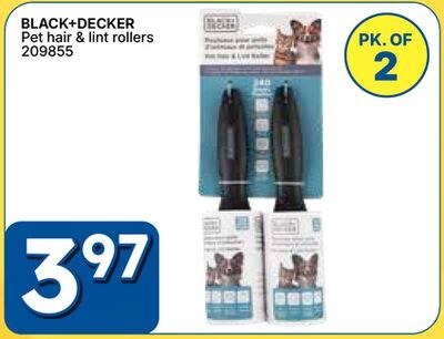 BLACK+DECKER Pet hair & lint rollers