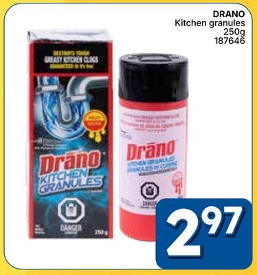 DRANO Kitchen granules