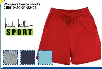 Women's fleece shorts