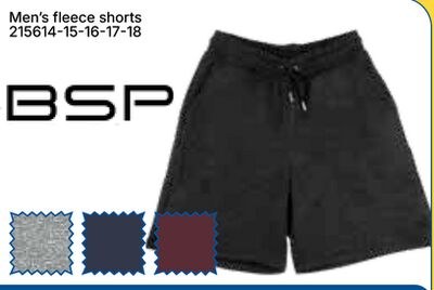 BSP Men's fleece shorts