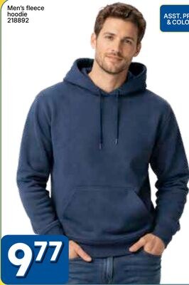 Men's fleece hoodie