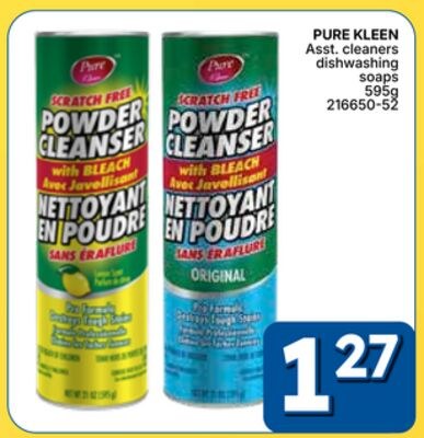 PURE KLEEN Ass. cleaners dishwashing soaps
