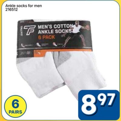 Ankle socks for men