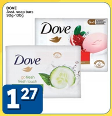 DOVE Ass. soap bars