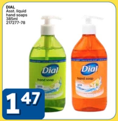 DIAL Ass. liquid hand soaps