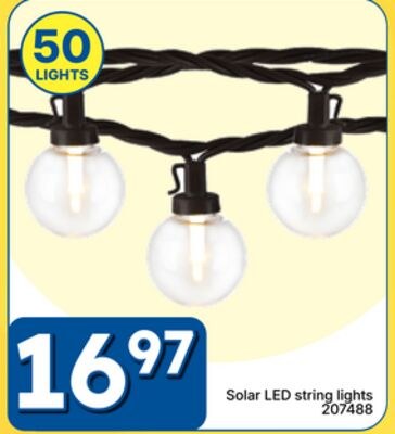 Solar LED string lights