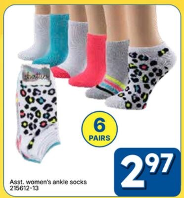 Asst. women's ankle socks