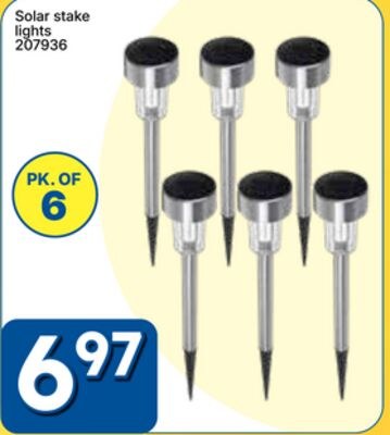 Solar stake lights