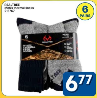 REALTREE Men's thermal socks