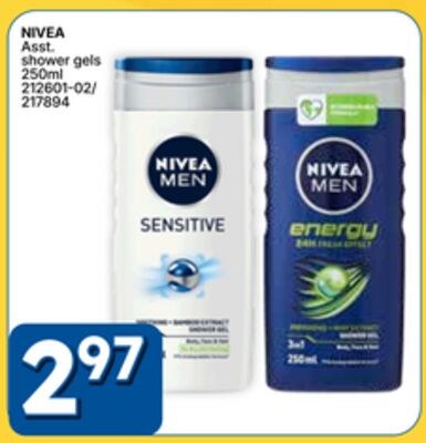 NIVEA Asst. shower gels