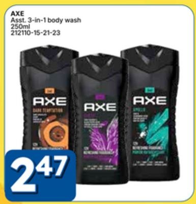 AXE Ass. 3-in-1 body wash
