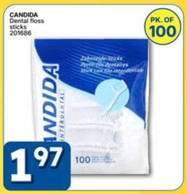 CANDIDA Dental floss sticks