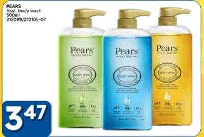 PEARS Asst. body wash