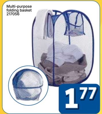 Multi-purpose folding basket