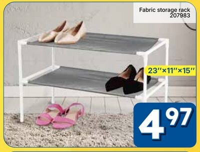Fabric storage rack