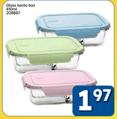 Glass bento box