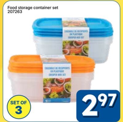 Food storage container set