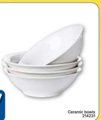Ceramic bowls