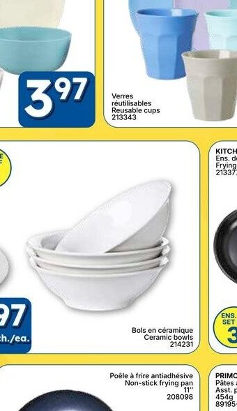 Contenants d'aliments pour ranger