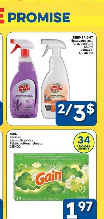 Deep Bright Bathroom Cleaners