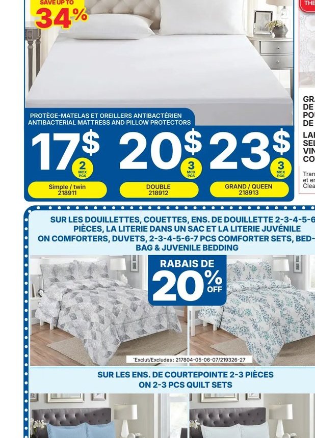 Ensemble de courtepointe imprimé