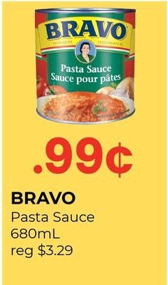 BRAVO Pasta Sauce