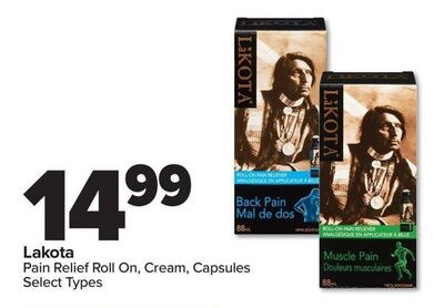 Lakota Pain Relief Roll On, Cream, Capsules