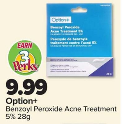Option+ Benzoyl Peroxide Acne Treatment 5%