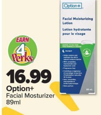 Option+ Facial Moisturizer