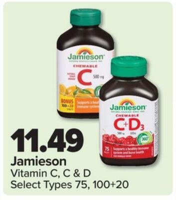 Jamieson Vitamin C, C & D