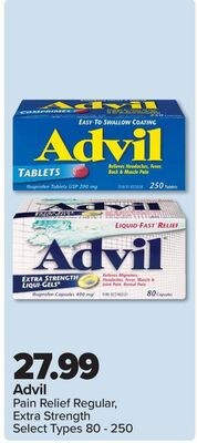 Advil Pain Relief Regular, Extra Strength