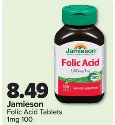 Jamieson Folic Acid Tablets
