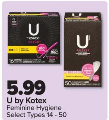 U by Kotex Feminine Hygiene