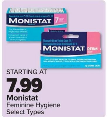 Monistat Feminine Hygiene