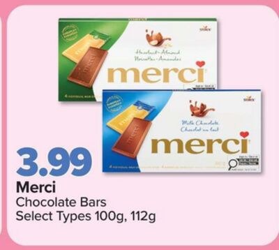 Merci Chocolate Bars
