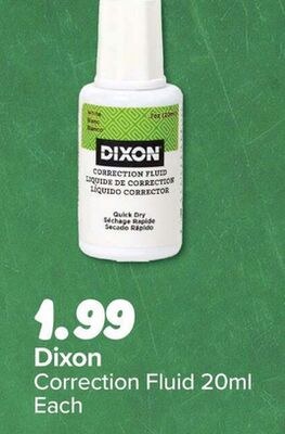 Dixon Correction Fluid