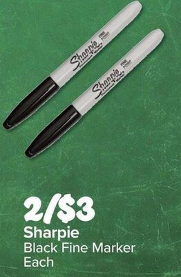 Sharpie Black Fine Marker
