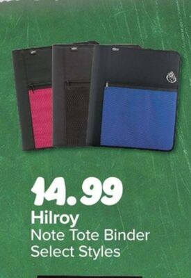 Hilroy Note Tote Binder
