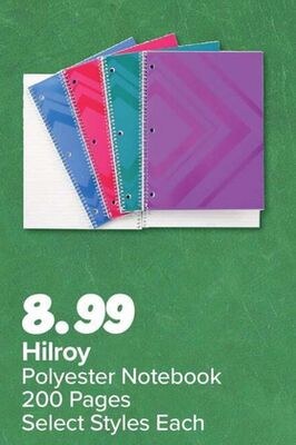 Hilroy Polyester Notebook