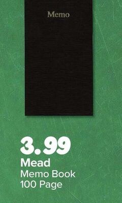 Mead Memo Book