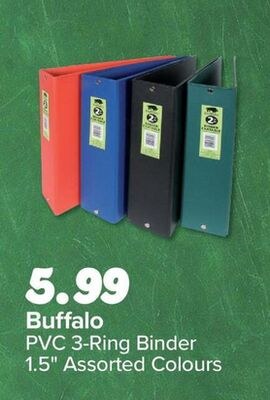 Buffalo PVC 3-Ring Binder