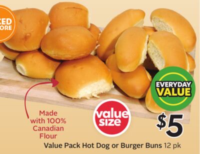 Value Pack Hot Dog or Burger Buns